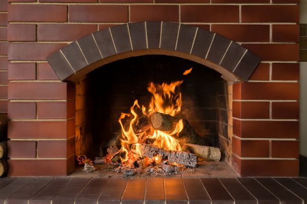 Brick Fireplace Installation in Shawnee