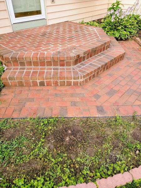 Brick Stoop Repair in Shawnee