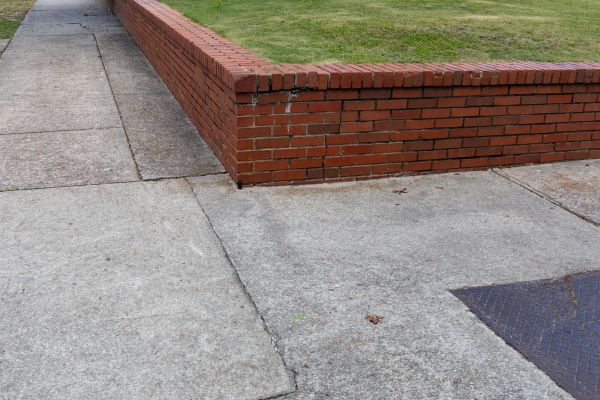 Brick Retaining Wall Repair in Shawnee